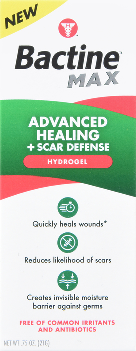 Bactine Max Advanced Healing + Scar Defense Gel 0.75oz