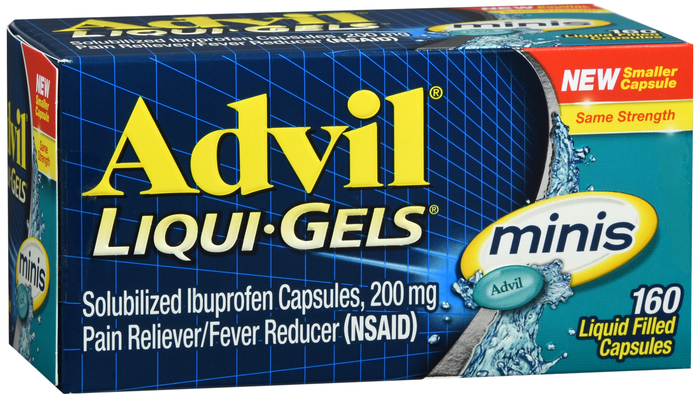 ADVIL LIQUI-GELS 200MG MINIS 160CT