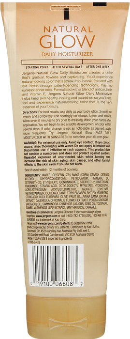 JERGENS NAT GLOW LOTION REVIT FAIR 7.5OZ