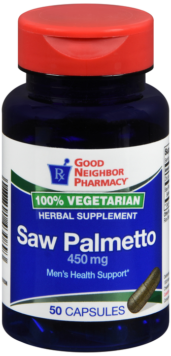 Good Neighbor Pharmacy Saw Palmetto 450mg Capsules 50ct