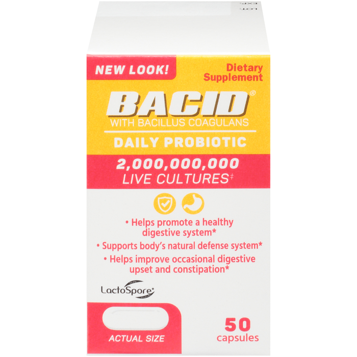 BACID CAPSULES 50CT