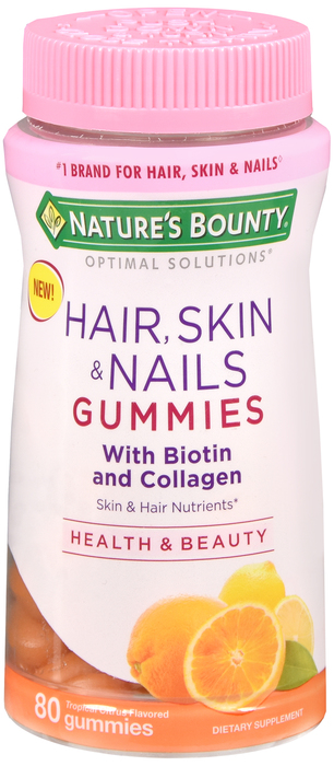 HAIR/SKIN/NAIL+CLGN GMY 80CT NAT BOUNTY