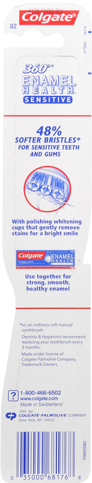 Colgate Extra Soft Enamel Health Sensitive Tooth Brush 1ct