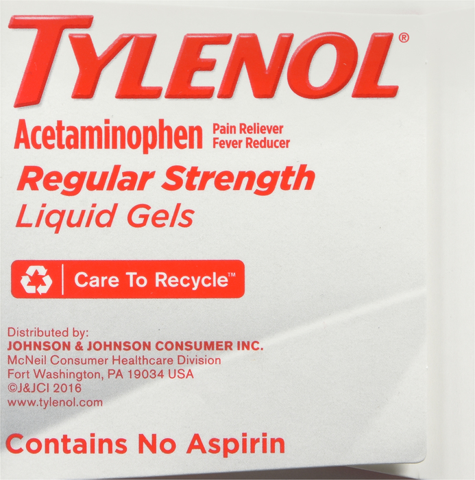 Tylenol Regular Strength 325mg Liquid Gels 90ct