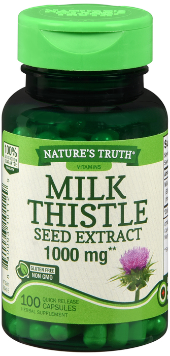 MILK THISTLE 1000MG CAP 100CT NAT TRUTH