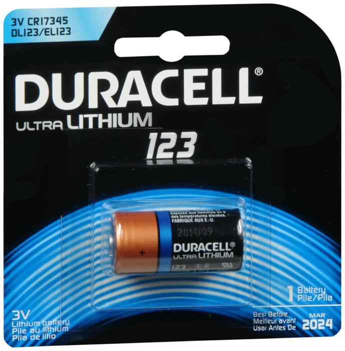 DURACELL ULT PHOTO LITHIUM DL123 SINGLE