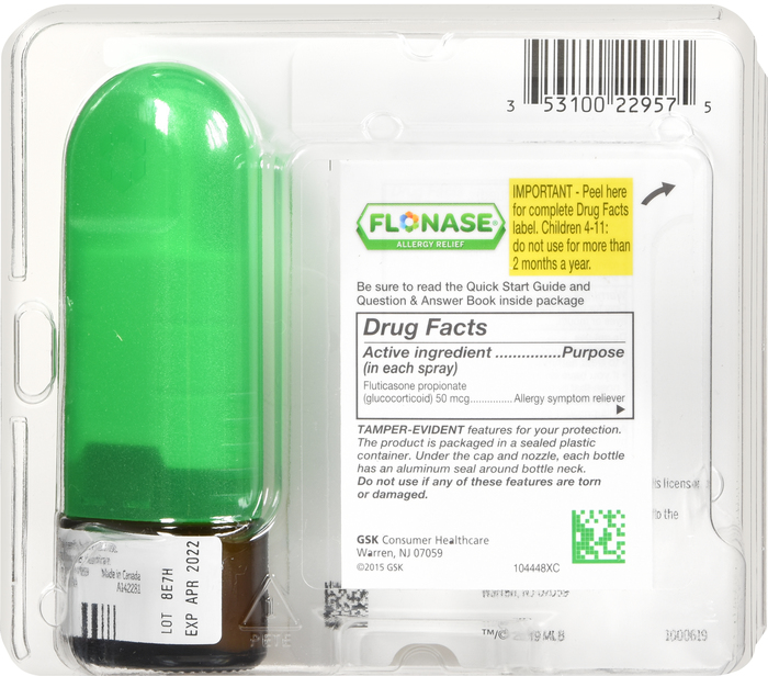 Flonase 144 Sprays 0.62oz