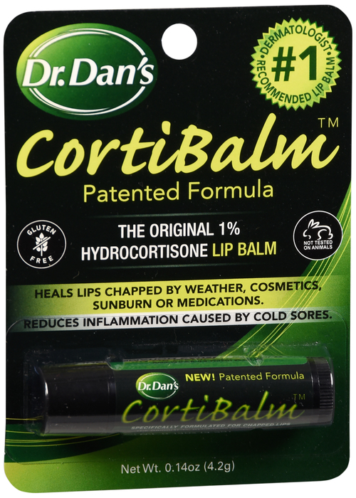 Dr. Dan's CortiBalm Lip Balm Stick 0.14oz