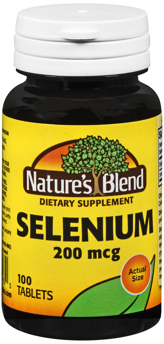 SELENIUM 200MCG TAB 100CT NAT BLEND