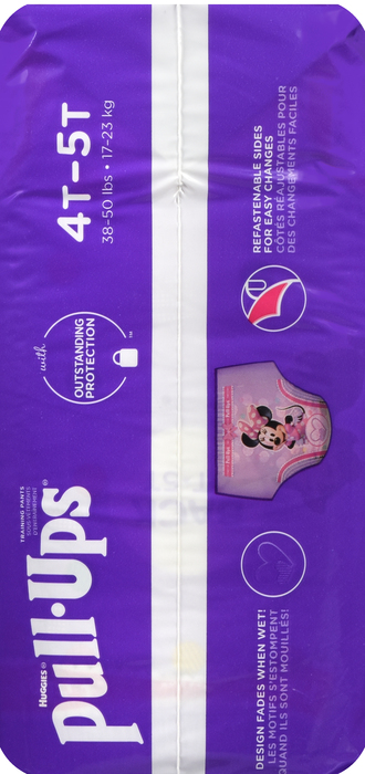 HUGGIES PULL-UPS GIRLS 4T-5T 4X17CT