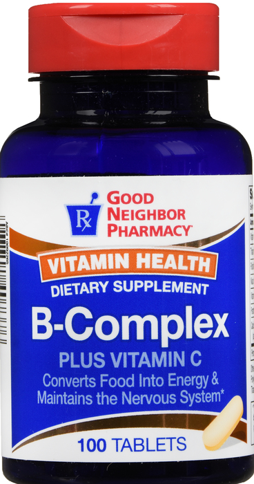 Good Neighbor Pharmacy Vitamin B-Complex Plus C Tablets 100ct