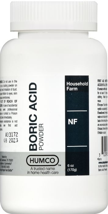 BORIC ACID NF POWDER 6OZ HUMCO