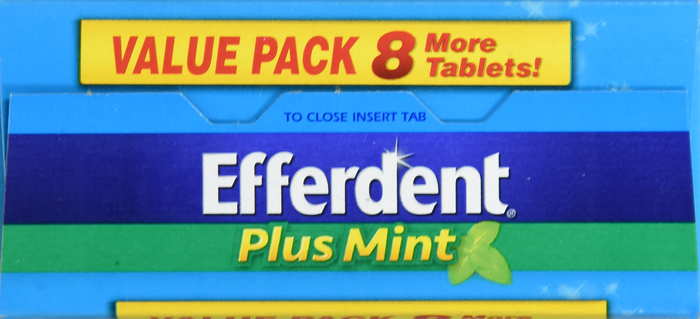 Efferdent Plus Mint Tablets 44ct