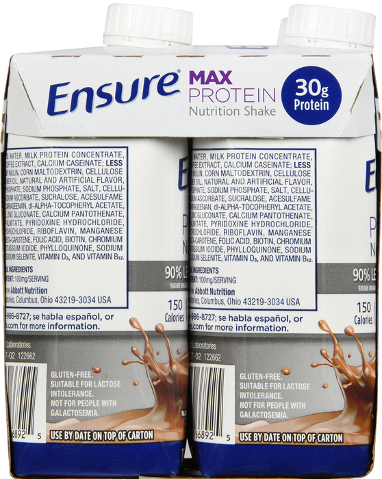 Ensure Max Protein Nutritional Shake 11oz Mocha 4ct