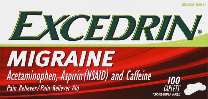 Excedrin Migraine Caplets 100ct