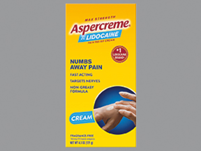 Aspercreme with Lidocaine 4% Max Strength Cream 4.3oz