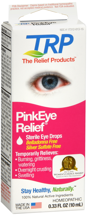 TRP Company Pink Eye Relief Sterile Eye Drops 0.3oz