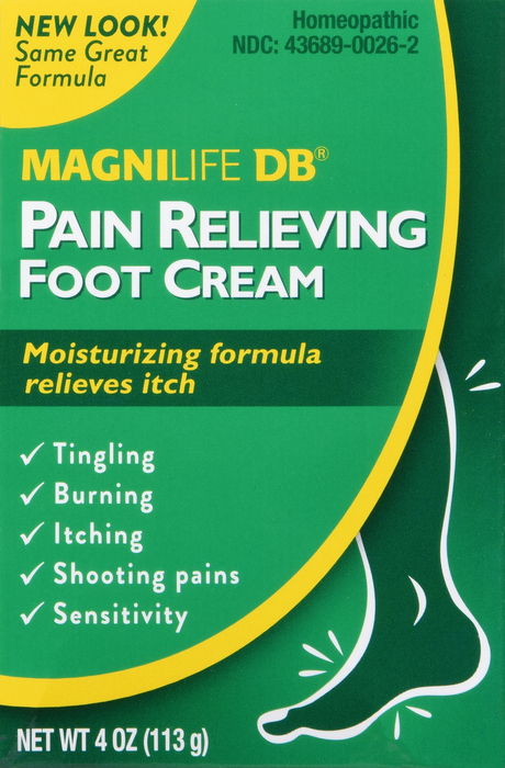 Magnilife Diabetes Pain Relieving Foot Cream 4oz