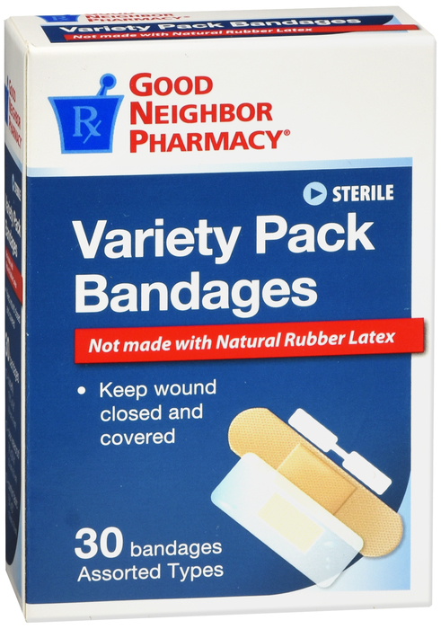 Good Neighbor Pharmacy Variety Pack Bandages 30ct