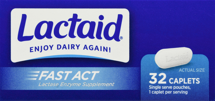 LACTAID FAST ACTING CAPLET 32CT