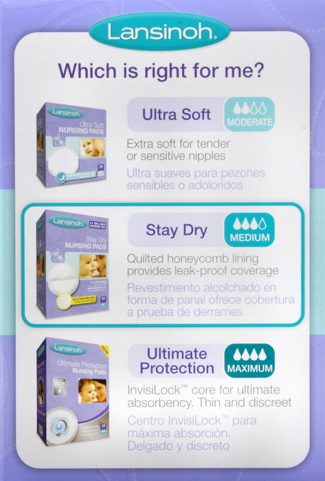 Lansinoh Stay Dry Nursing Pads 36ct