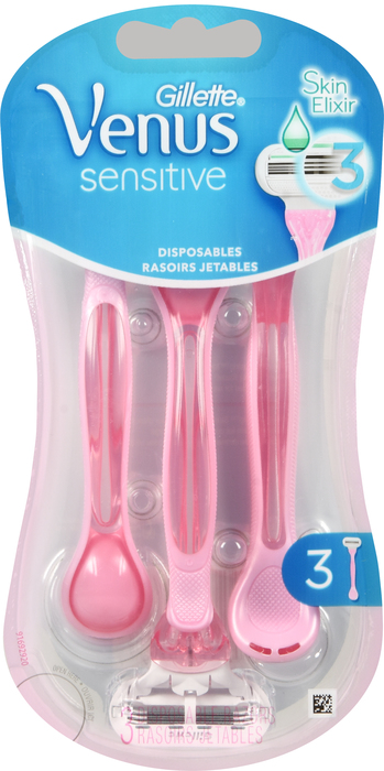 Gillette Venus Sensitive Women's Disposable Razors 3ct