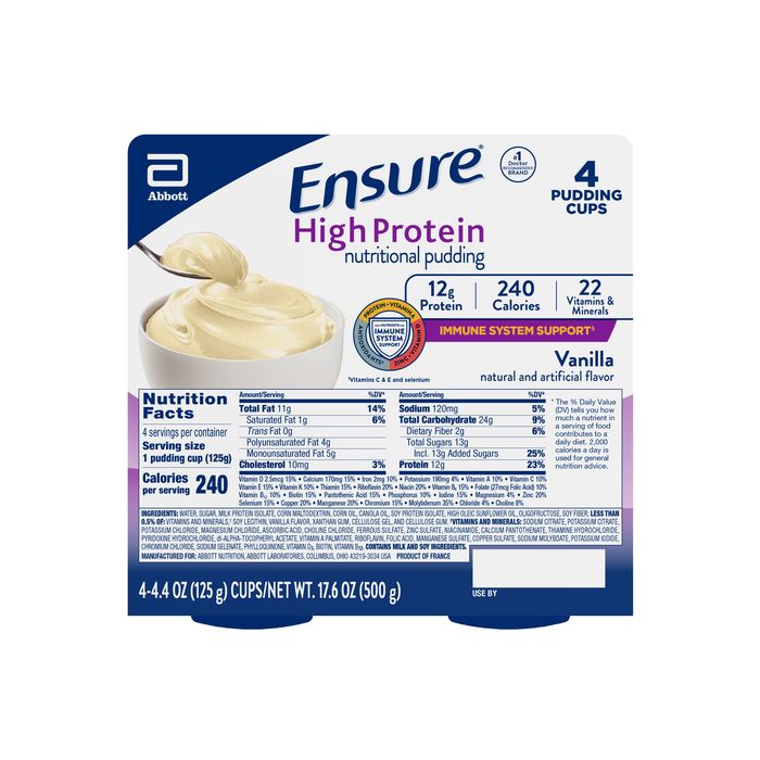 ENSURE HIGH VAN PROT PUD 6X4X4.4OZ