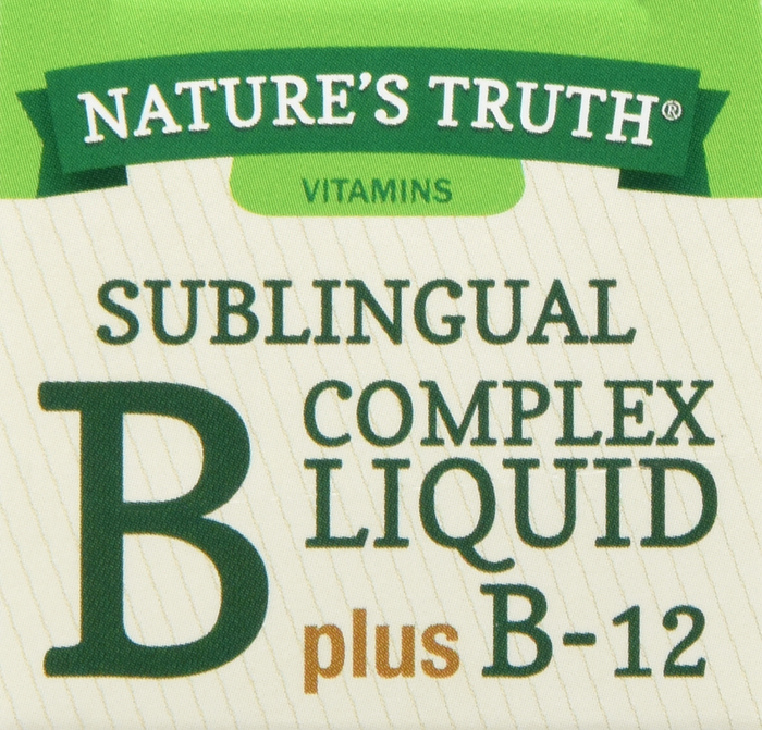 B COMPLEX + B12 SUBL LIQ 2OZ NAT TRUTH