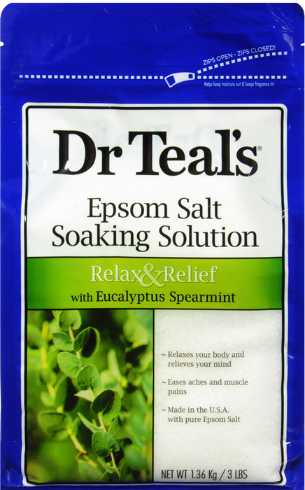 Dr. Teal's Epsom Salt Soaking Solution Eucalyptus Spearmint 3lb