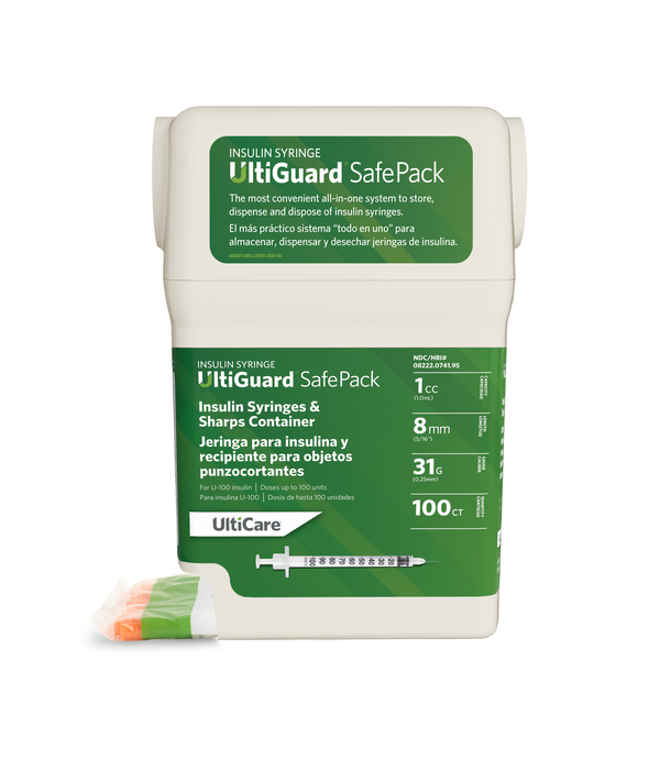 Ultiguard Syringe 5/16" 31gx1cc 100ct