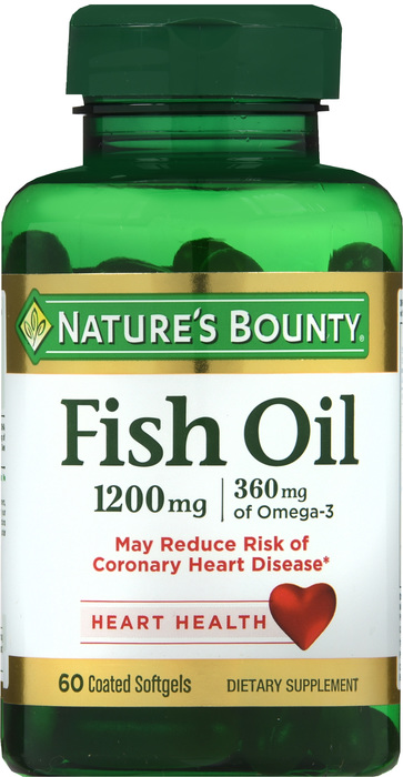 FISH OIL 1200MG EC SGC 60CT NAT BOUNTY