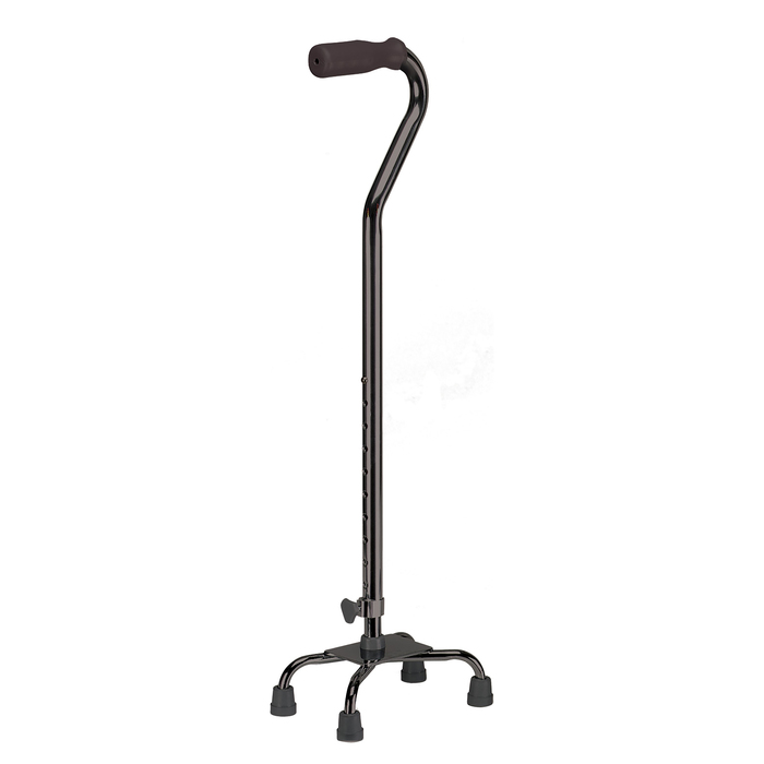 Quad Cane Small Base Black