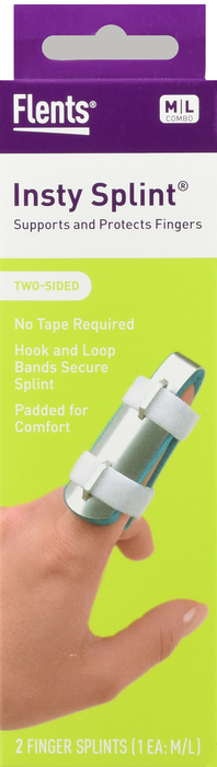 FINGER SPLINT MED/LARGE 2PK API