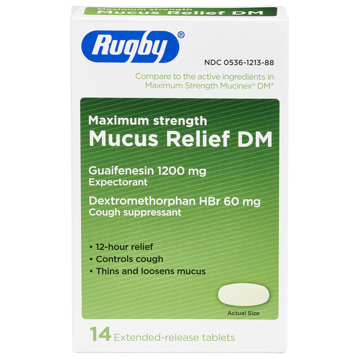 MUCUS RELIEF DM 1200-60 MG ER TAB 14