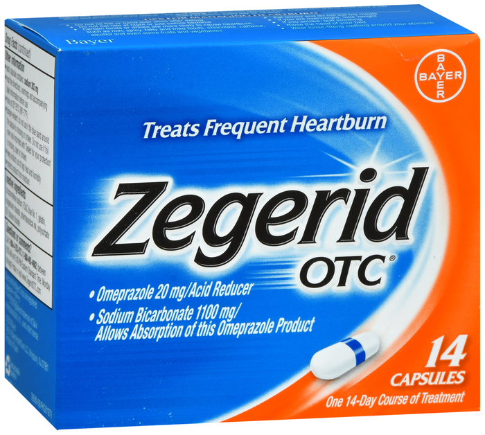 Zegerid OTC 20mg Acid Reducer Capsules 14ct