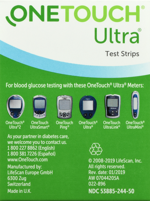 OneTouch Ultra Test Strips 50ct