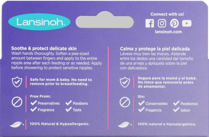 Lansinoh HPA Lanolin Nipple Cream 40g