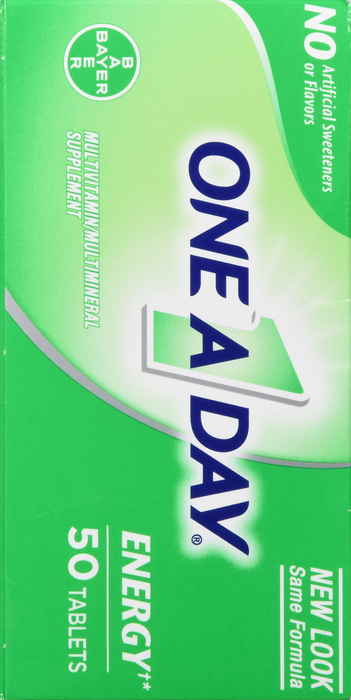 ONE-A-DAY ENERGY TABLET 50CT