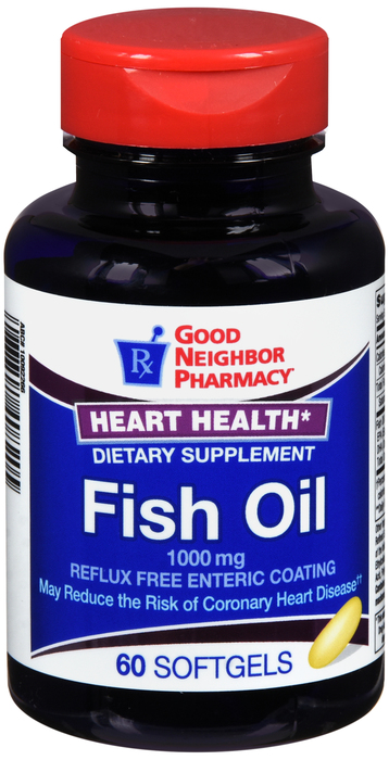 Good Neighbor Pharmacy Fish Oil 1000mg Enteric Softgels 60ct