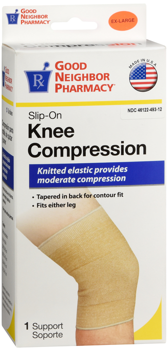 Good Neighbor Pharmacy Slip-on Knee Compression Beige Extra Large 1ct