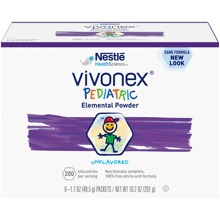 VIVONEX PEDIATRIC UNFLAVORED PACKET 6X1.7OZ