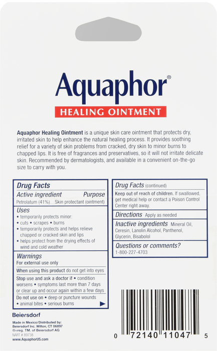 AQUAPHOR HEALING OINTMENT 2X0.35OZ