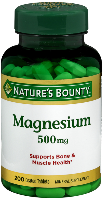 MAGNESIUM 500MG TAB 200CT NAT BOUNTY