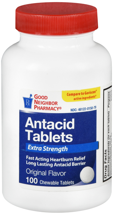 Good Neighbor Pharmacy Extra Strength Chewable Tablets 100ct