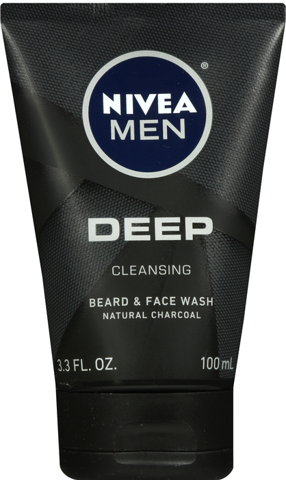 Nivea Men Deep Cleansing Beard & Face Wash 3.3oz