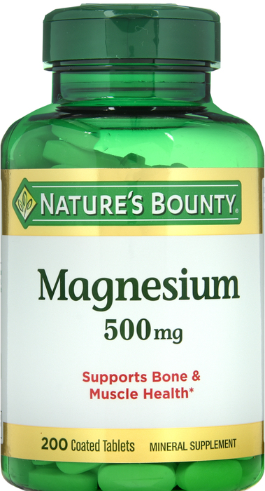 MAGNESIUM 500MG TAB 200CT NAT BOUNTY