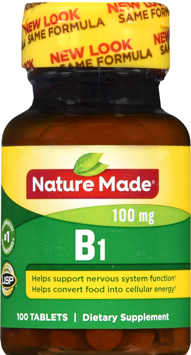 Nature Made VIT B1 100MG TABLET 100ct