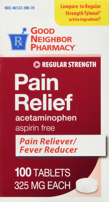 Good Neighbor Pharmacy Pain Relief Acetaminophen 325mg Tablets 100ct