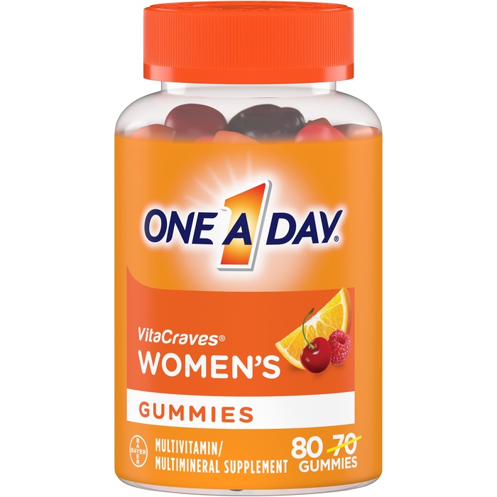 One A Day Women's VitaCraves Gummies Women's Multivitamins 80ct