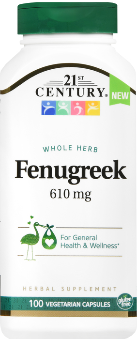 21st Century Fenugreek 610mgÂ Capsules 100ct